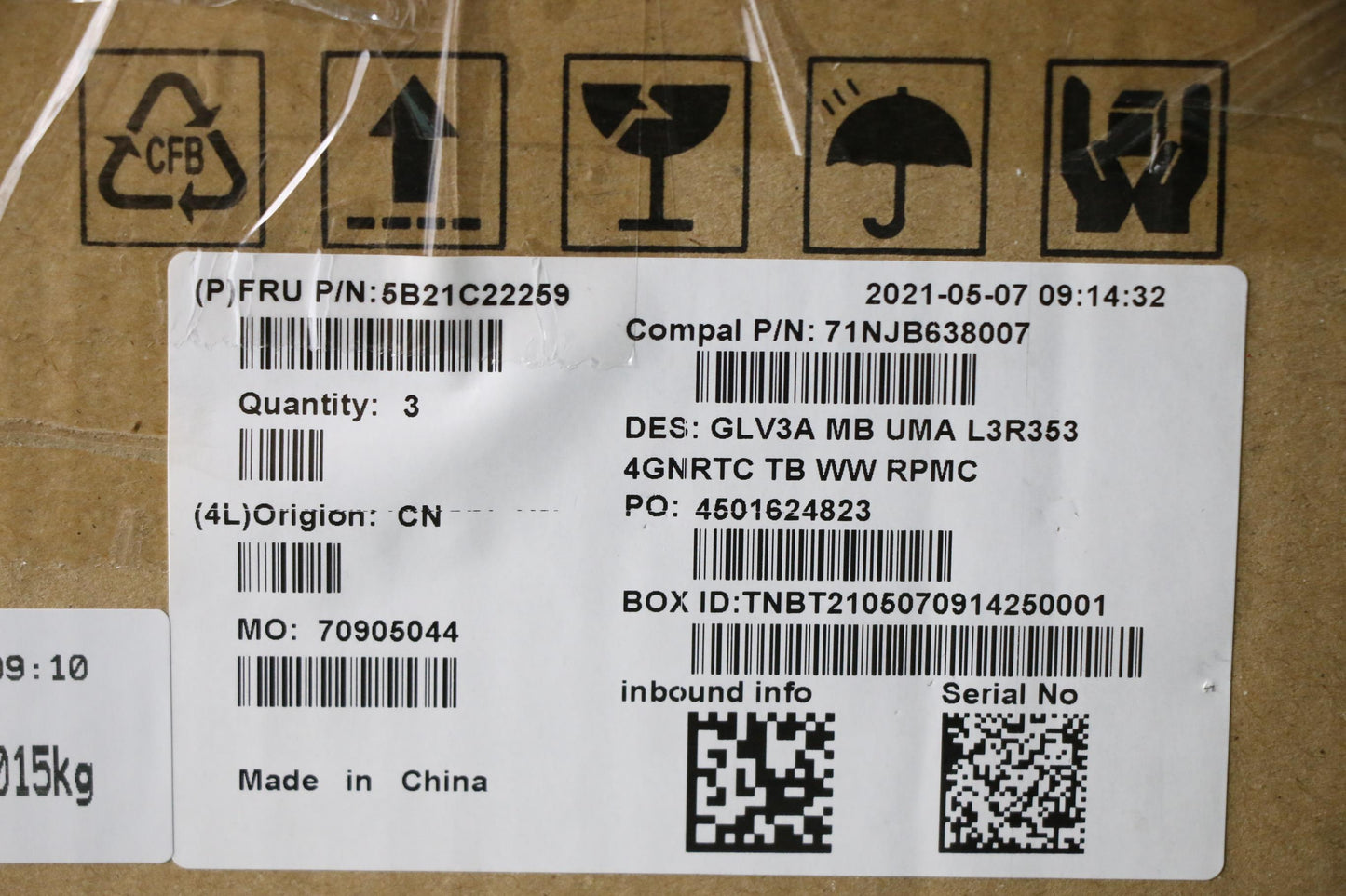 Lenovo Bdplanar Mbc21A2 Nokr353Uma4G_ - 5B21C22259