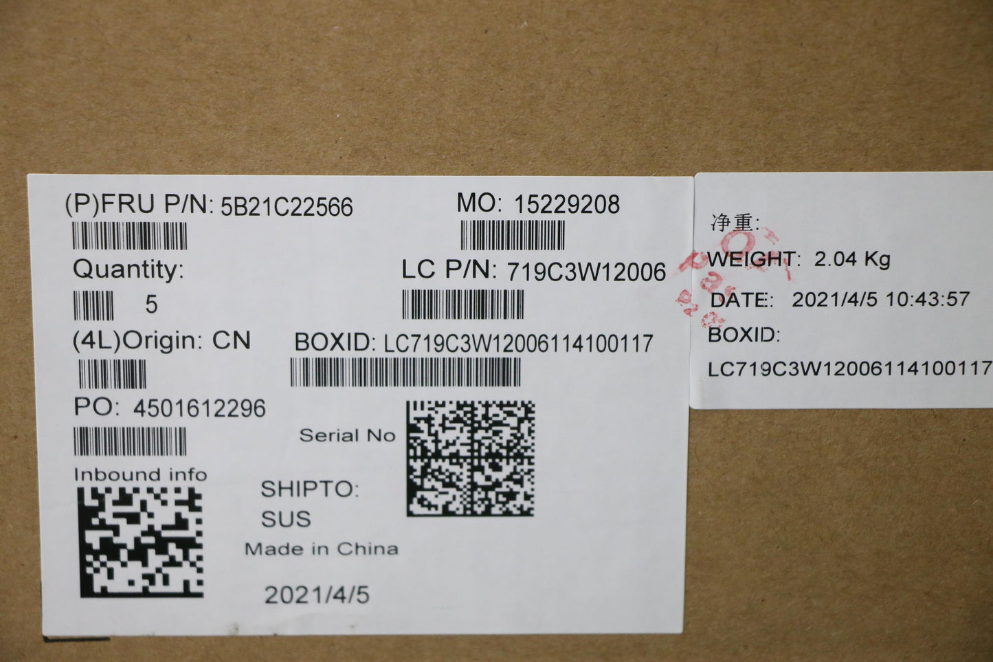 Lenovo Bdplanar Mbl82Ju Winr55600H_Rt - 5B21C22566