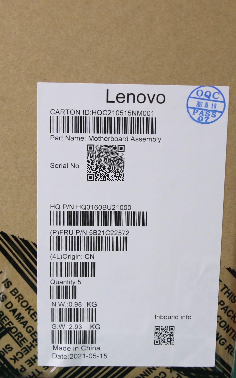 Lenovo Bdplanar Mb H 82L5 Win R55600H - 5B21C22572