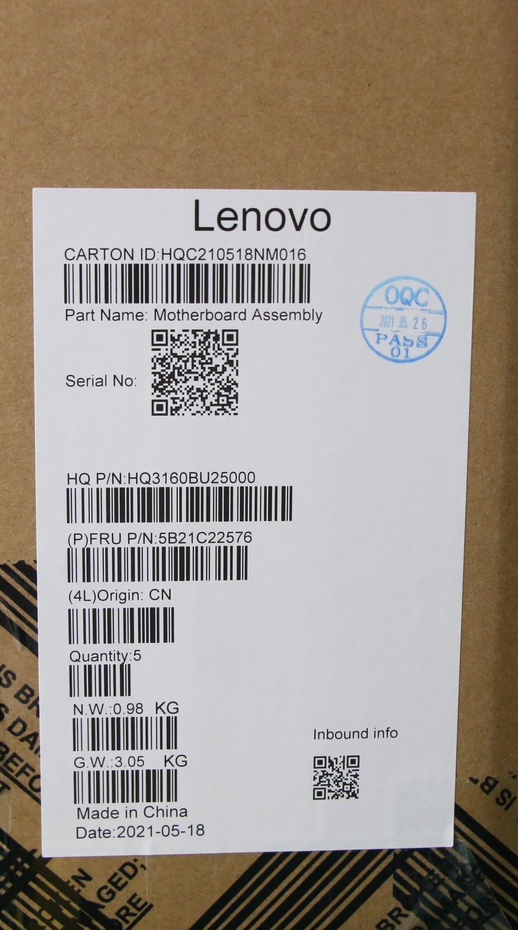 Lenovo Bdplanar Mb H 82L5 Win R55600H - 5B21C22576