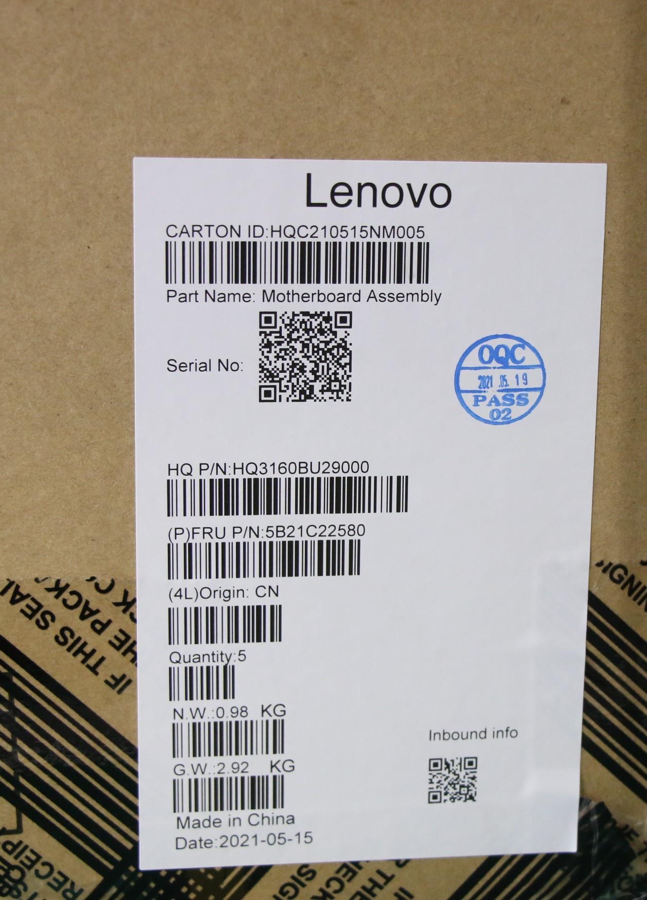 Lenovo Bdplanar Mb H 82L5 Nok R55600H - 5B21C22580