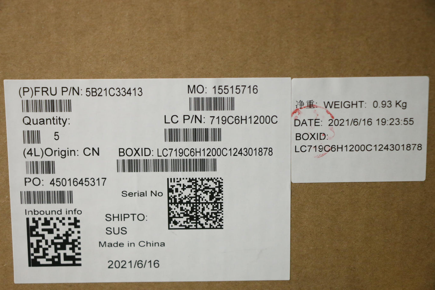Lenovo Bdplanar Mb L82N5 Win R75800H_ - 5B21C33413