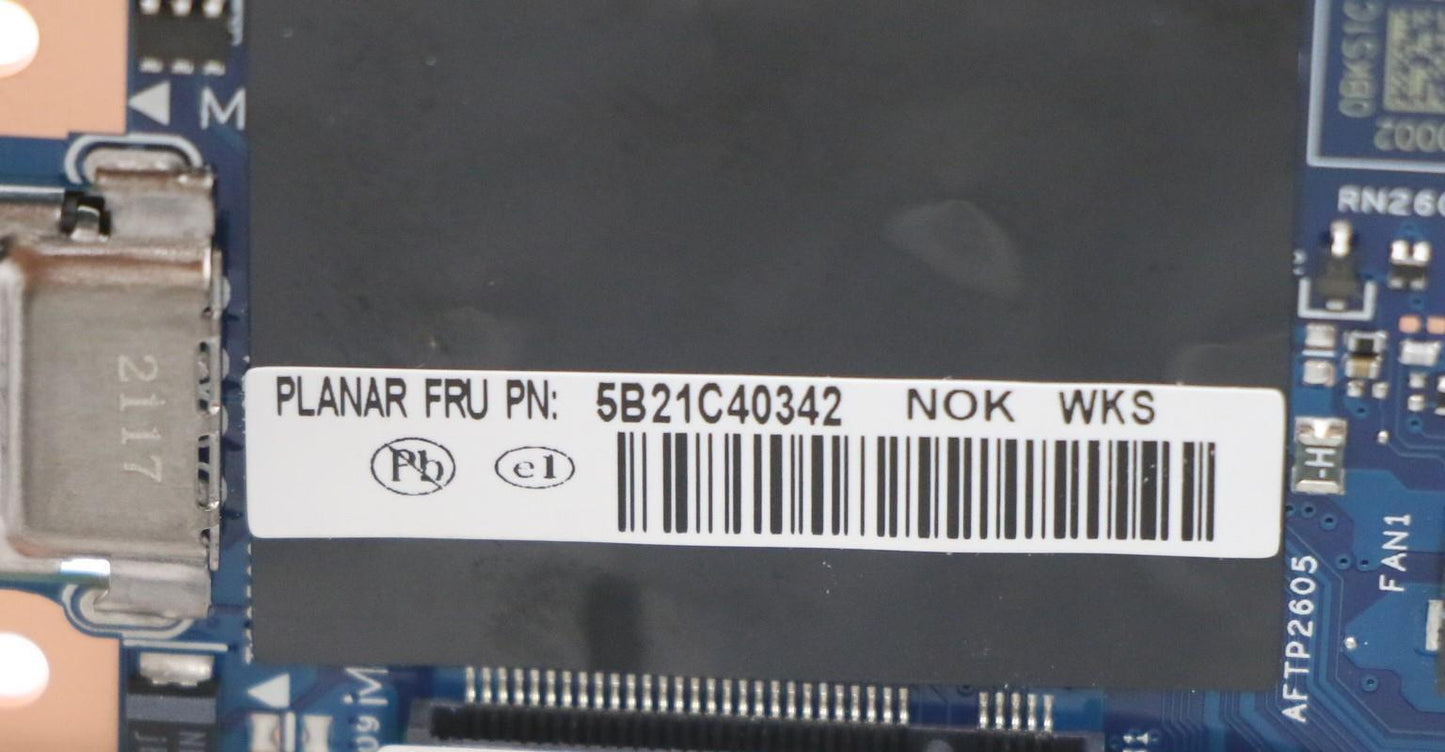 Lenovo System Board, i5-10210U, 8G WL, NOK, NA, YdT, YAB - 5B21C40342