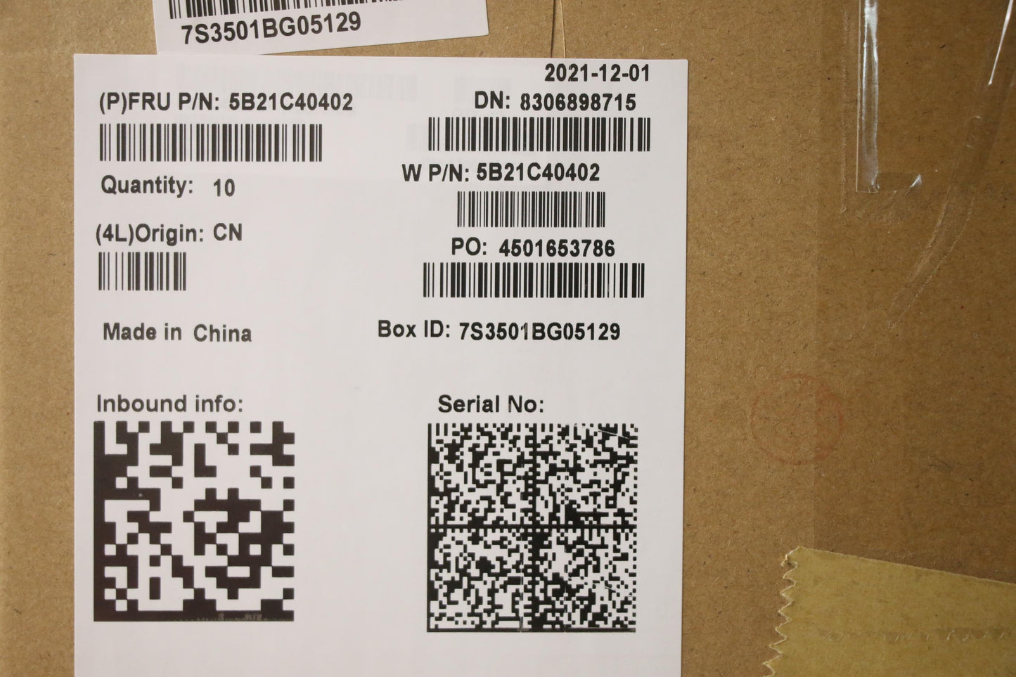Lenovo Bdplanar I5-10310Uvp16Gwl,Nok, - 5B21C40402