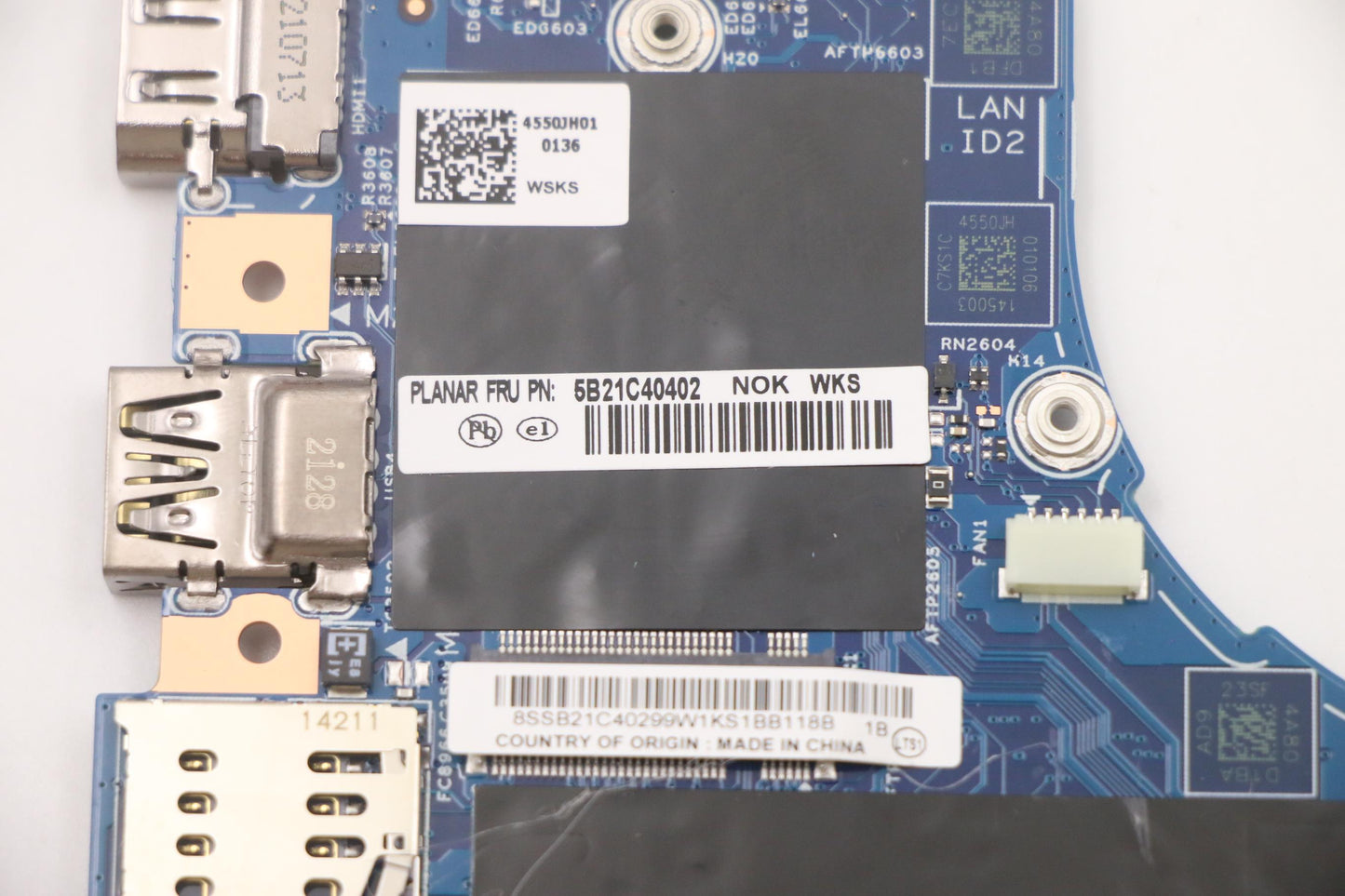 Lenovo Bdplanar I5-10310Uvp16Gwl,Nok, - 5B21C40402