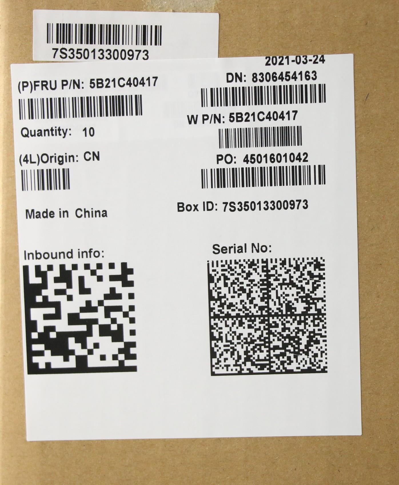 Lenovo Bdplanar I7-10610Uvp16Gwl,Win, - 5B21C40417