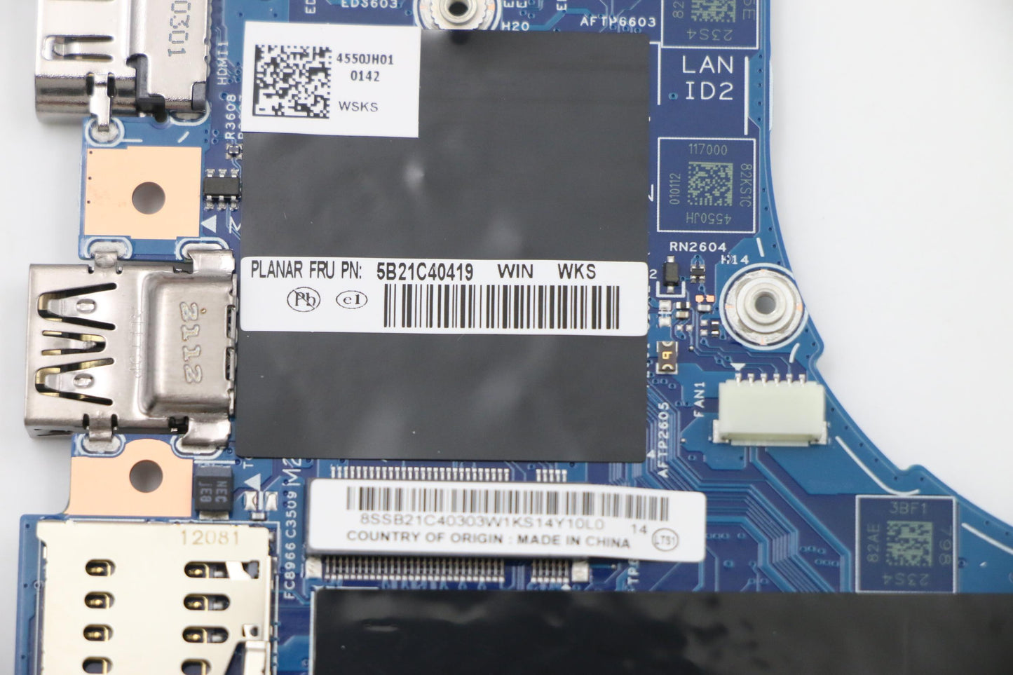 Lenovo Bdplanar I7-10610Uvp16Gwl,Win, - 5B21C40419