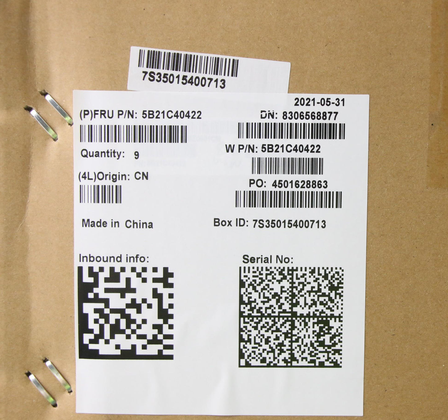 Lenovo Bdplanar I7-10610Uvp16Gwl,Nok, - 5B21C40422