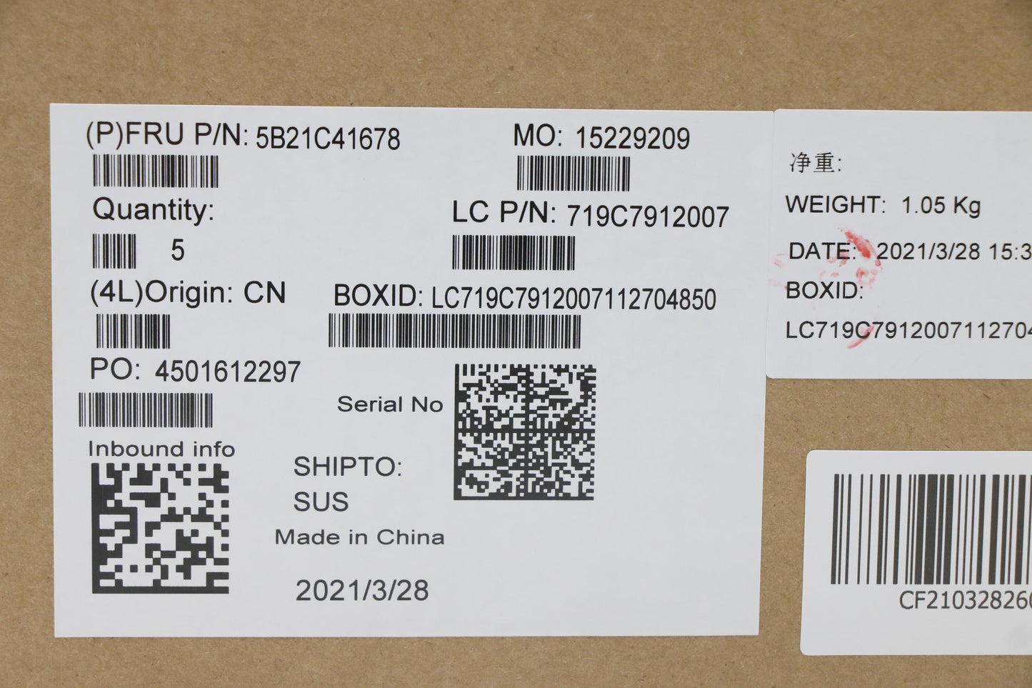 Lenovo Bdplanar Mb Win I51135G7_Uma_8 - 5B21C41678