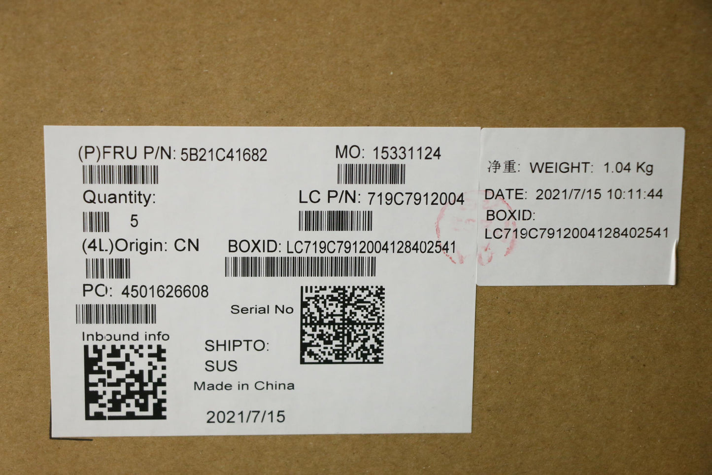 Lenovo Bdplanar Mb Win I31115G4_Uma_8 - 5B21C41682