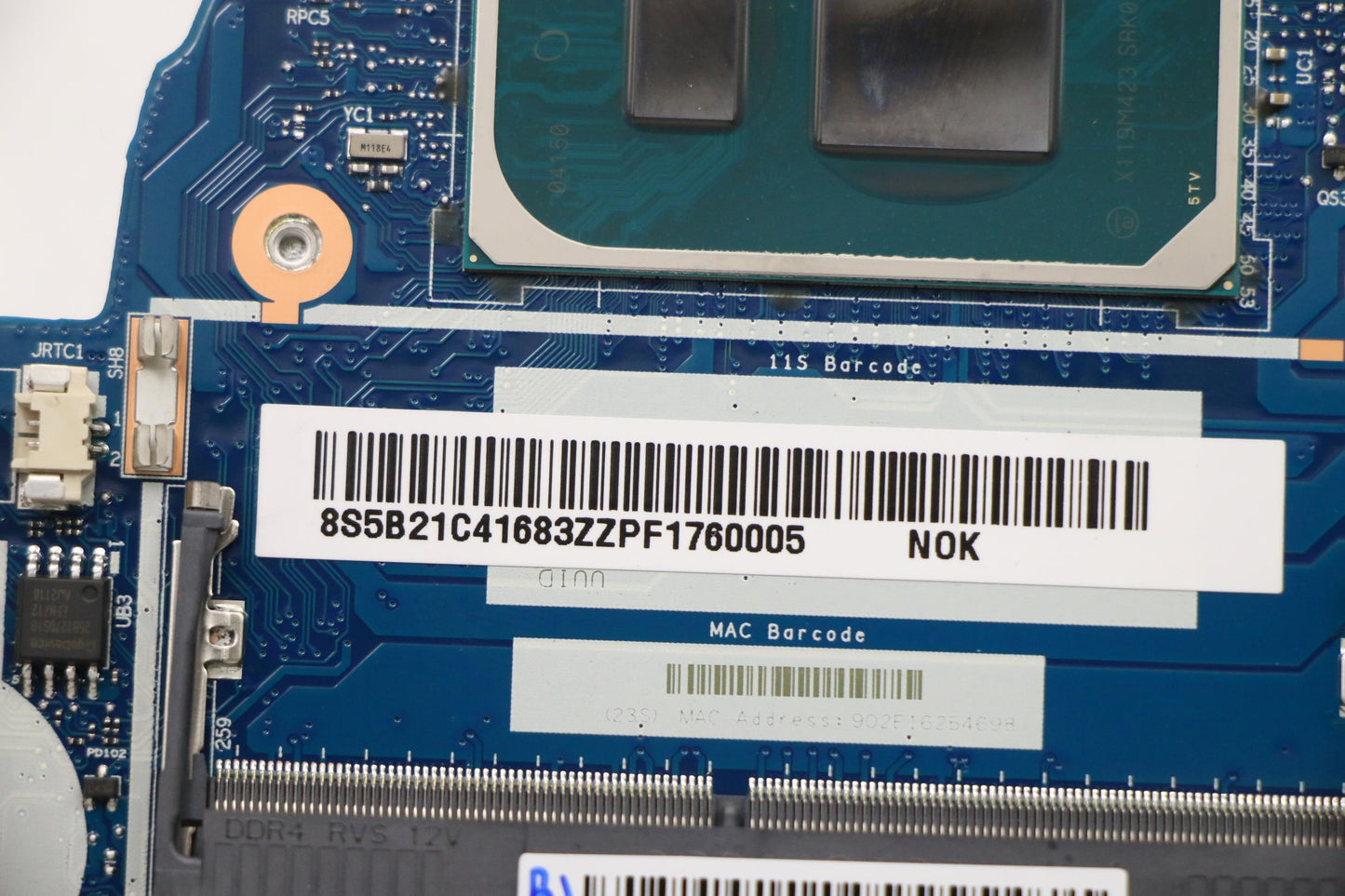Lenovo Bdplanar Mb Nok I31115G4_Uma_8 - 5B21C41683
