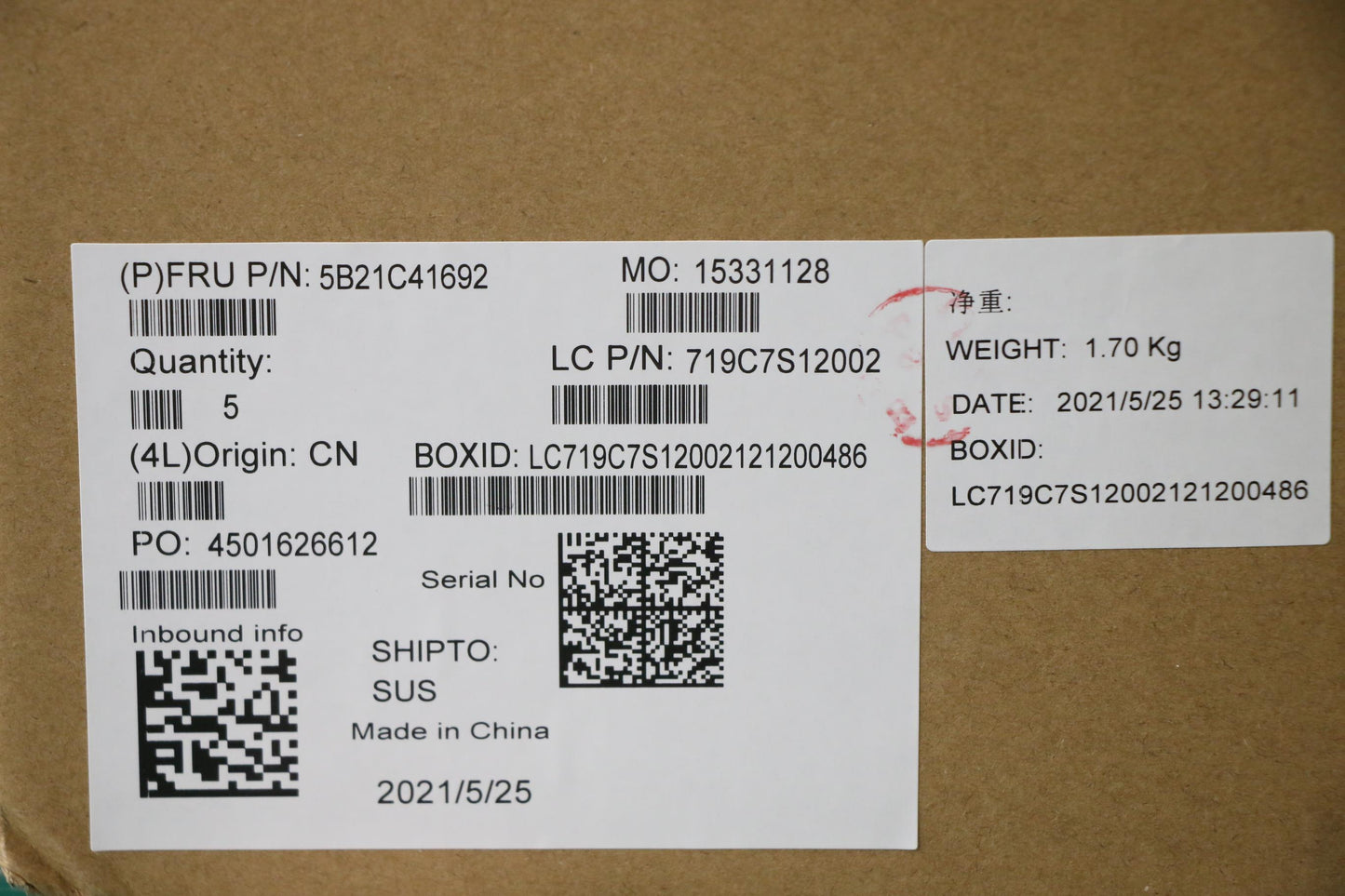 Lenovo System Board, R5-5600H, RTX3050Ti 4G - 5B21C41692