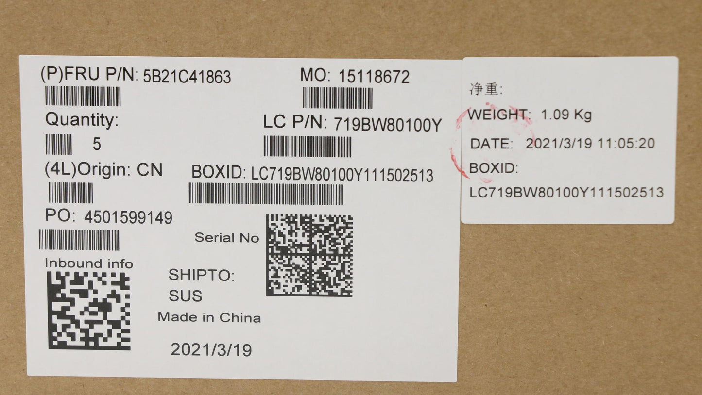 Lenovo Bdplanar Win,I5-1145G7,16G,Amt - 5B21C41863
