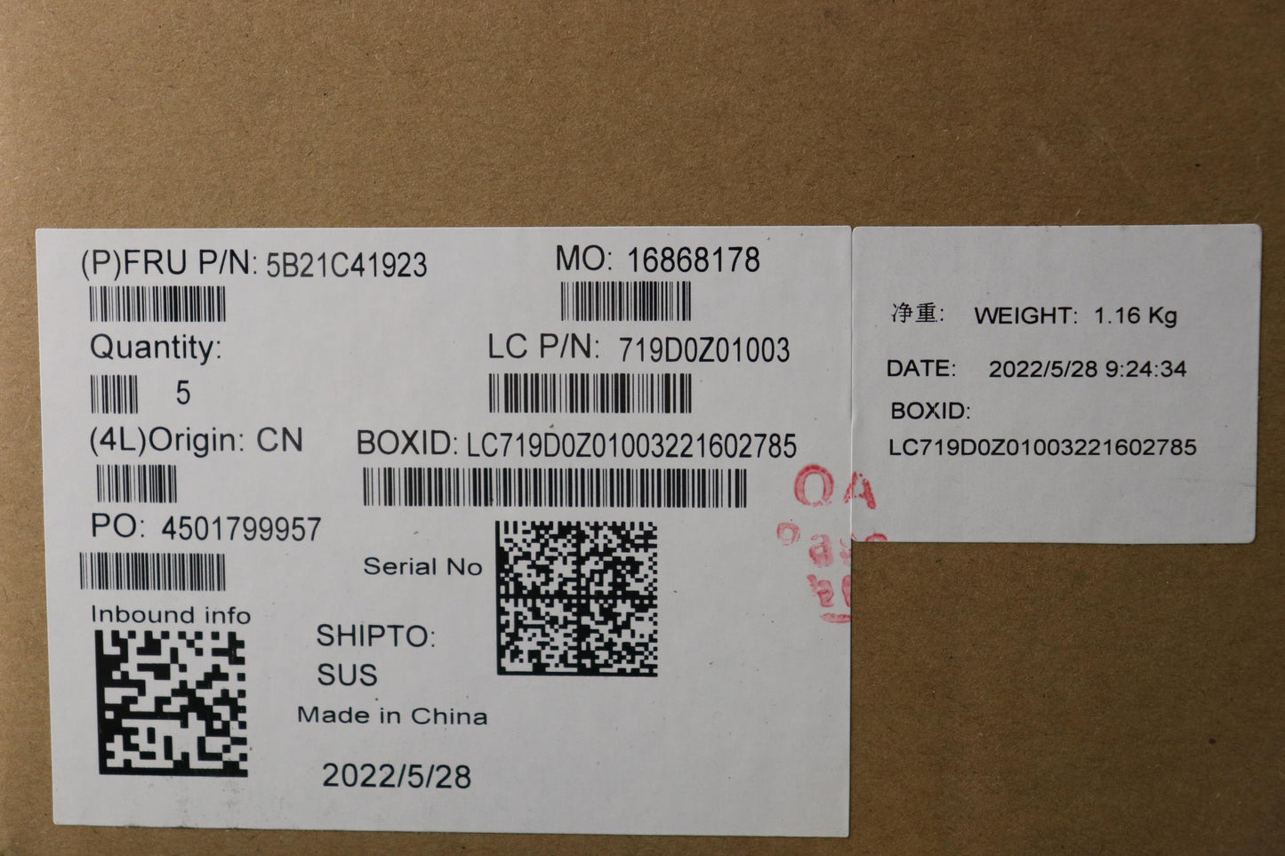 Lenovo Motherboard i7-1270P, 32GB RAM, AMT, Windows - 5B21C41923