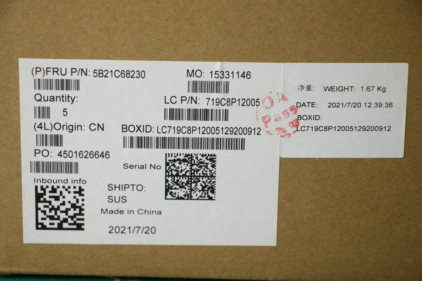 Lenovo Bdplanar Lnok R75800H Rtx3050T - 5B21C68230
