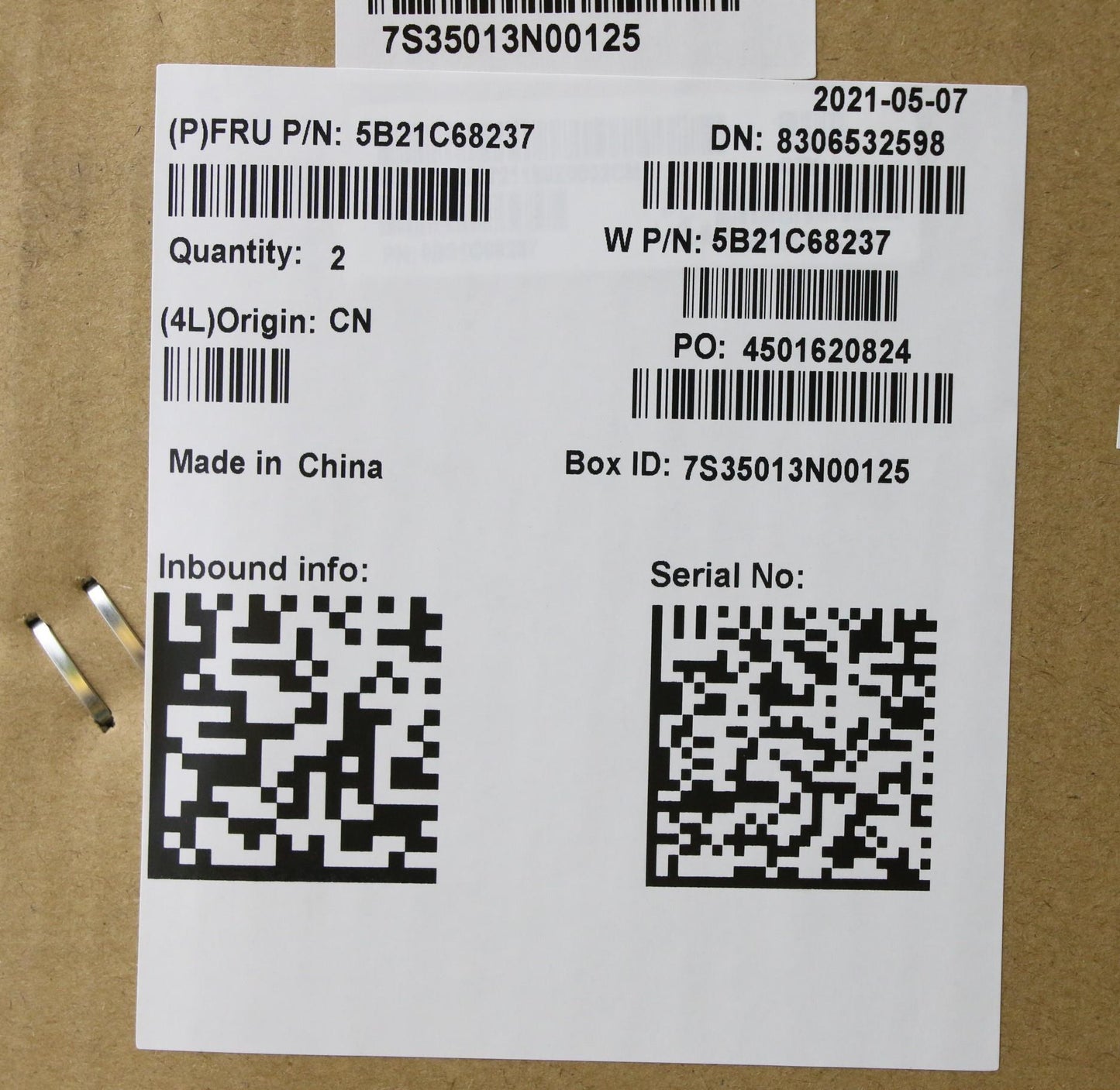 Lenovo Bdplanar Mbw20Yawinr55600Uuma1 - 5B21C68237
