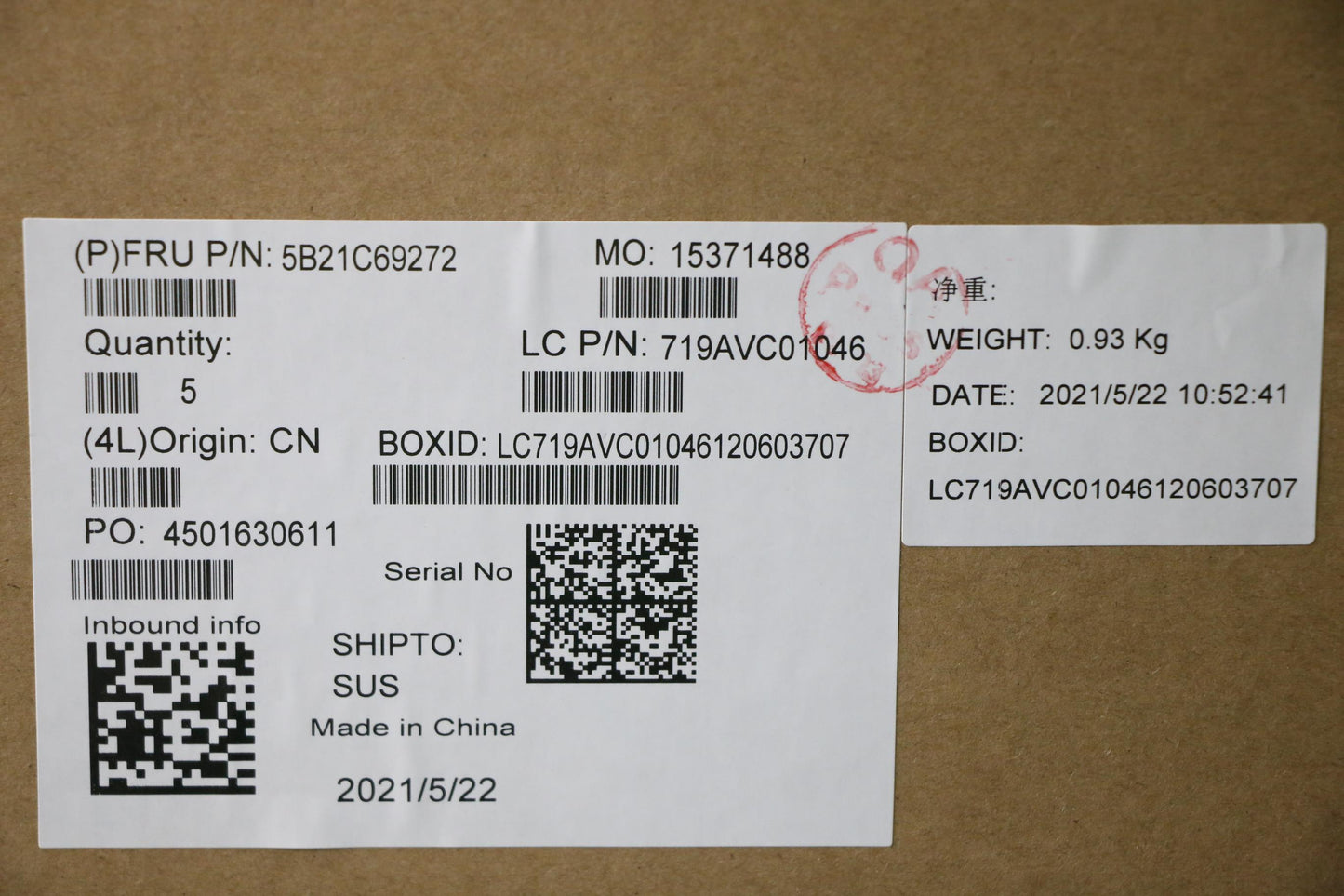 Lenovo Bdplanar I7-10710U Nvp16Gwin N - 5B21C69272