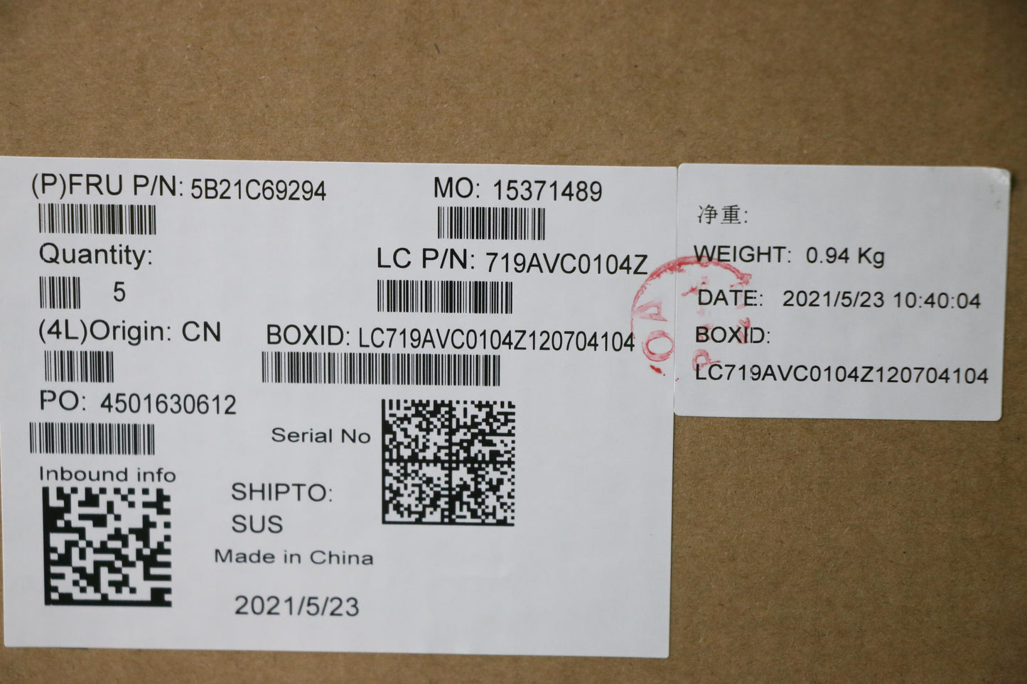 Lenovo Bdplanar I5-10310U Vp16Gnok Ya - 5B21C69294