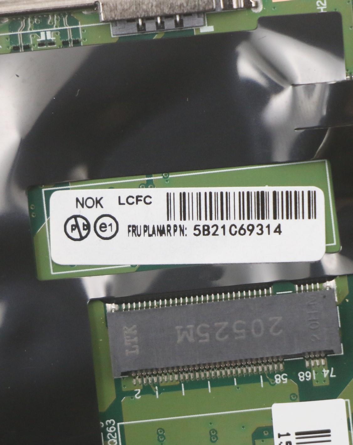 Lenovo Bdplanar I7-10610U Vp16Gnok Ya - 5B21C69314