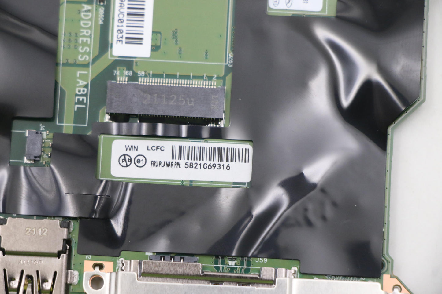 Lenovo Bdplanar I7-10610U Vp16Gwin Ya - 5B21C69316