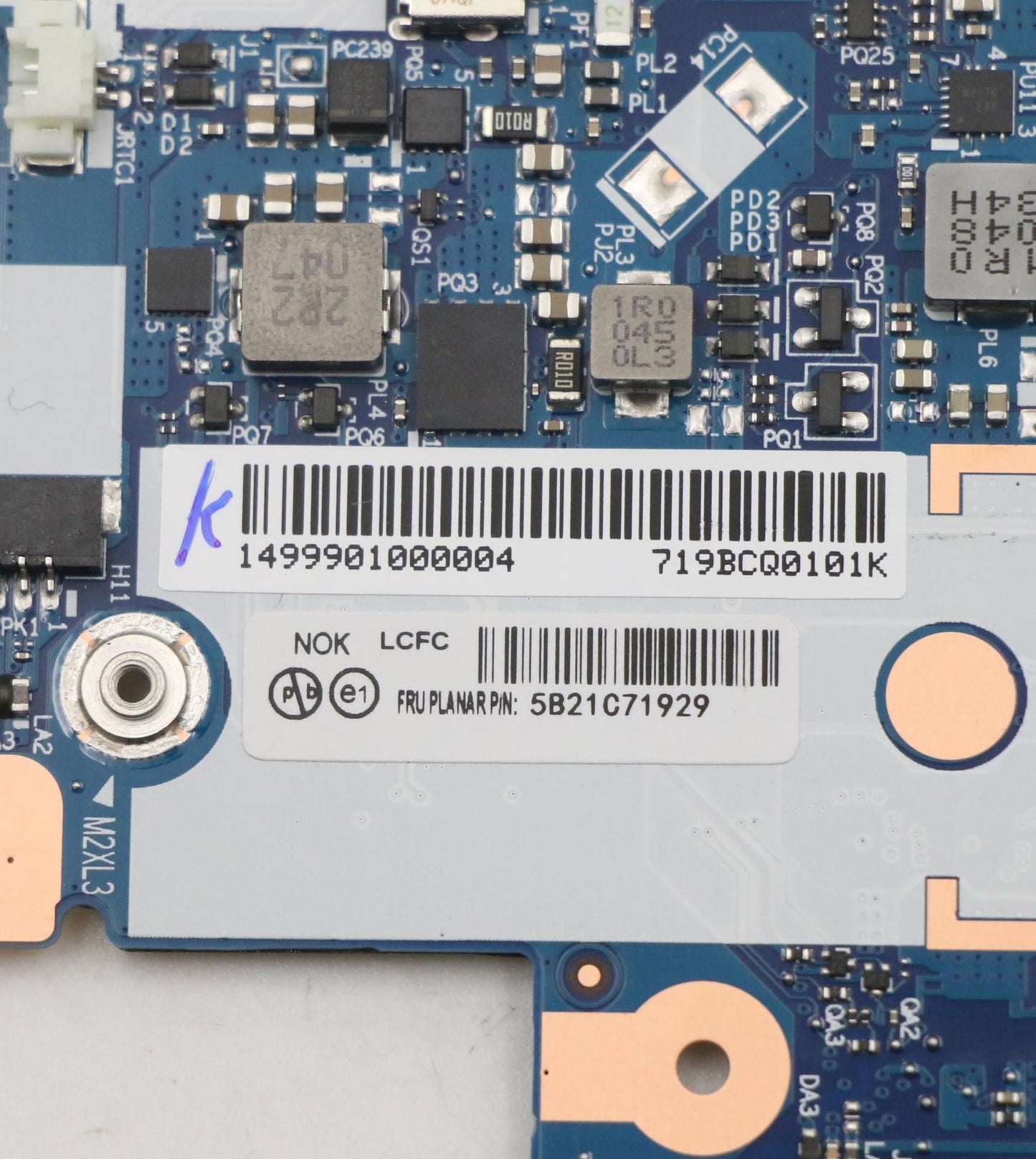 Lenovo Bdplanar I7-1165G7 Ig Nok,Ytpm - 5B21C71929