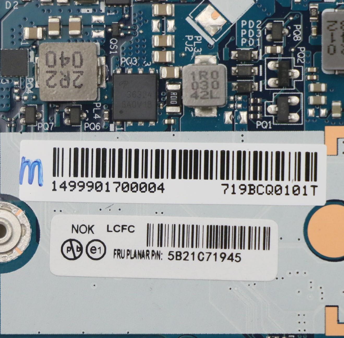 Lenovo Bdplanar I7-1165G7 Mx450,Nokyt - 5B21C71945