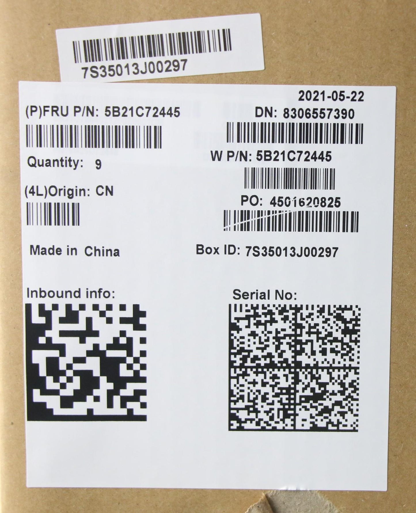 Lenovo Bdplanar Mbw20Yawinr75800Uuma1 - 5B21C72445