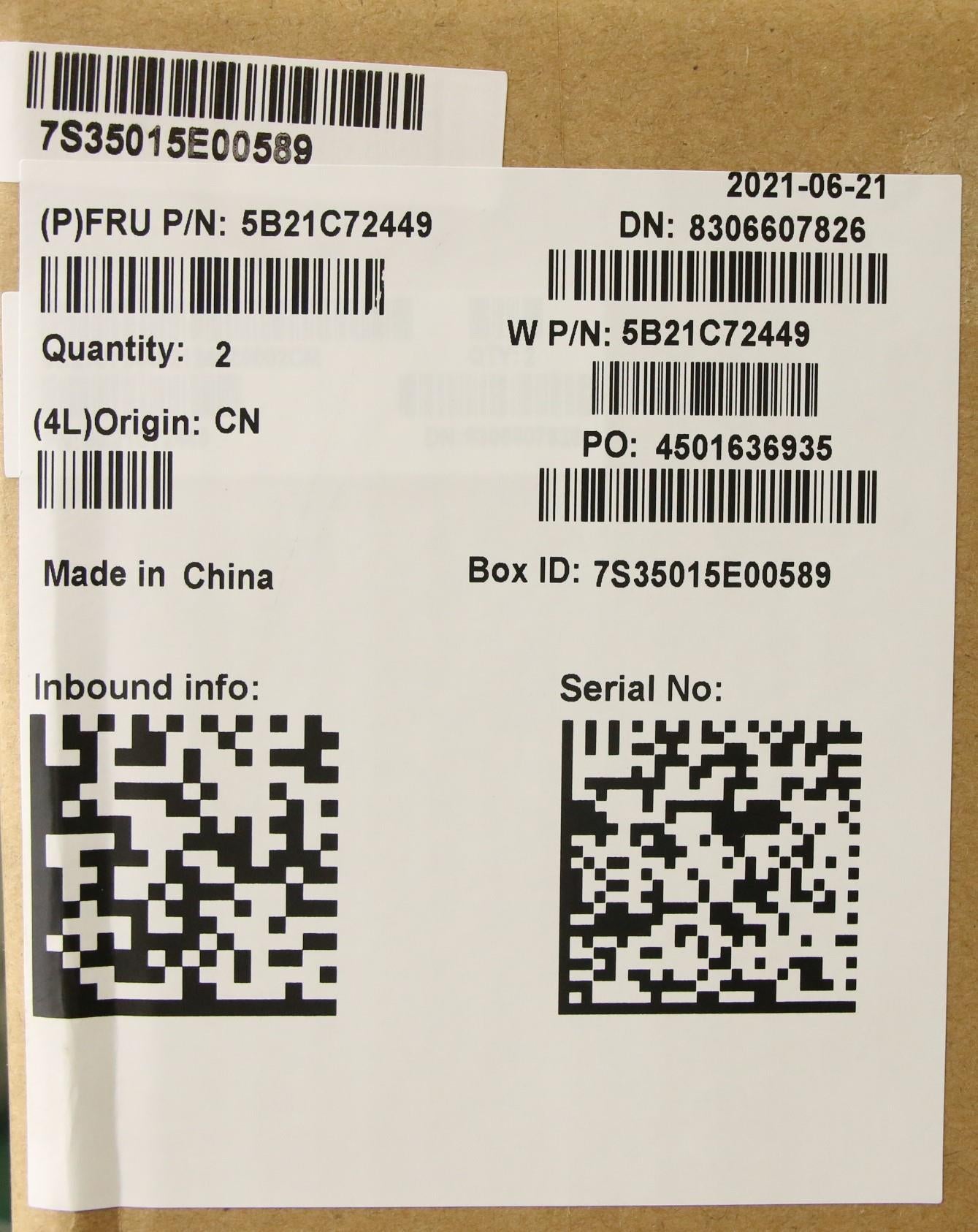 Lenovo Bdplanar Mbw20Yanokr75800Uuma1 - 5B21C72449