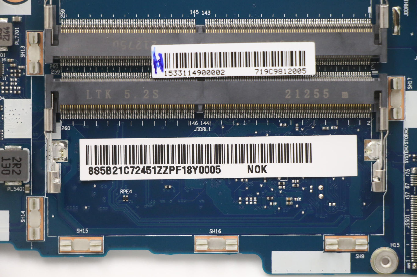 Lenovo Bdplanar Mbl82K0R55600Hgtx1650 - 5B21C72451