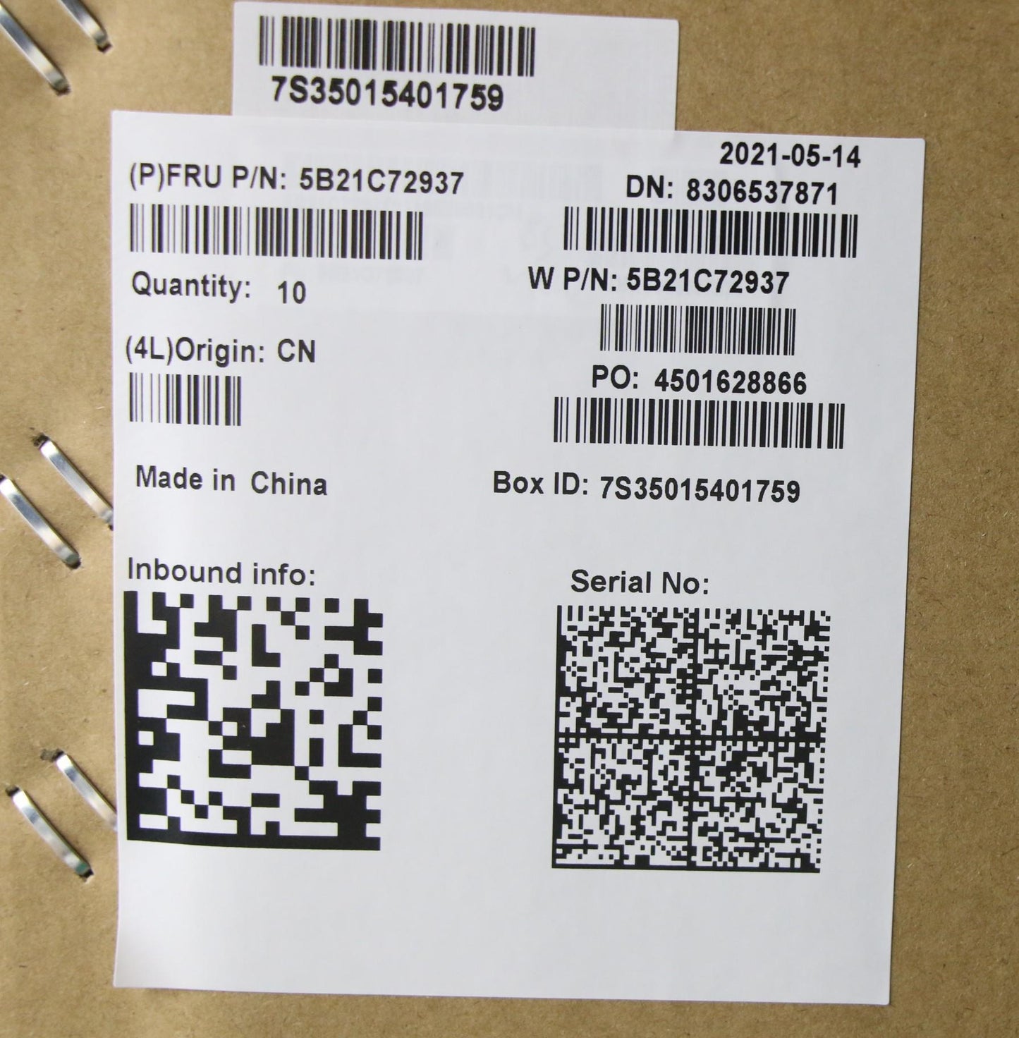 Lenovo Bdplanar I7-1165G7,16G,Wi,Na,D - 5B21C72937