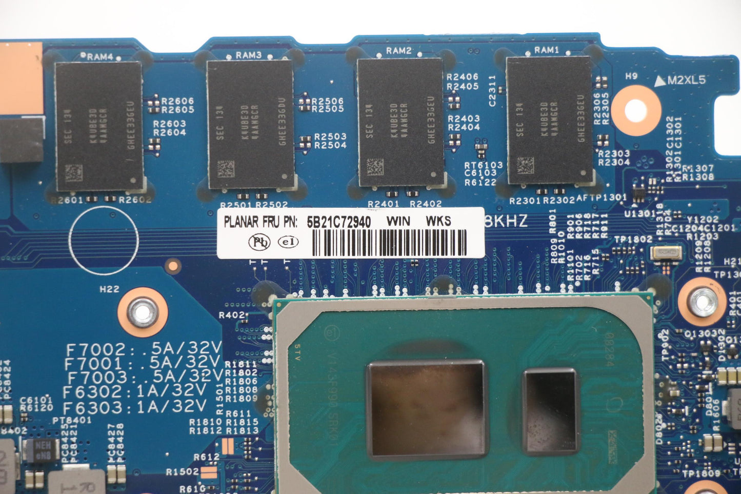 Lenovo Bdplanar I7-1165G7,16G,Wi,Na,F - 5B21C72940