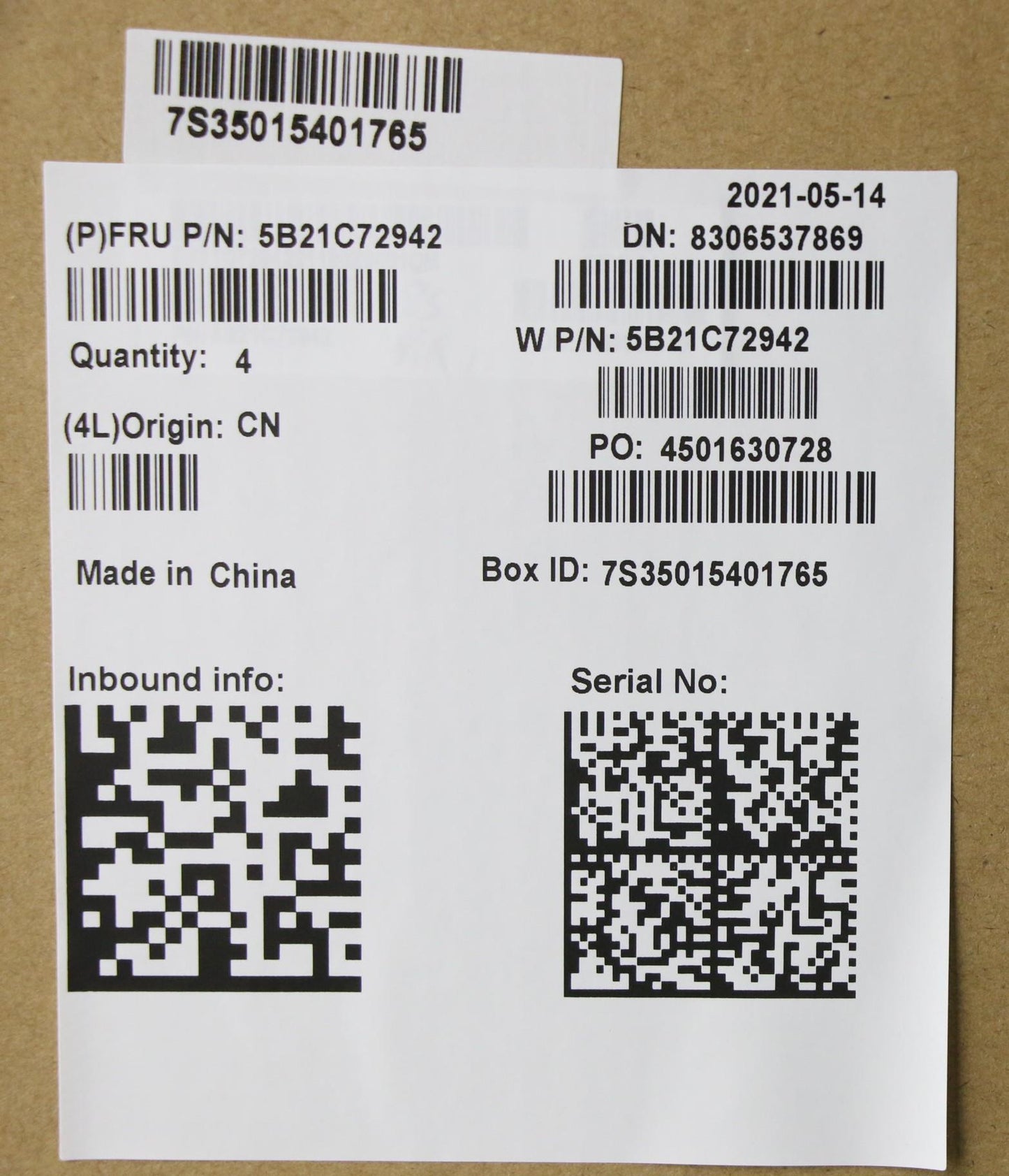 Lenovo Bdplanar I5-1145G7Vp8G,Wi,Ya,D - 5B21C72942
