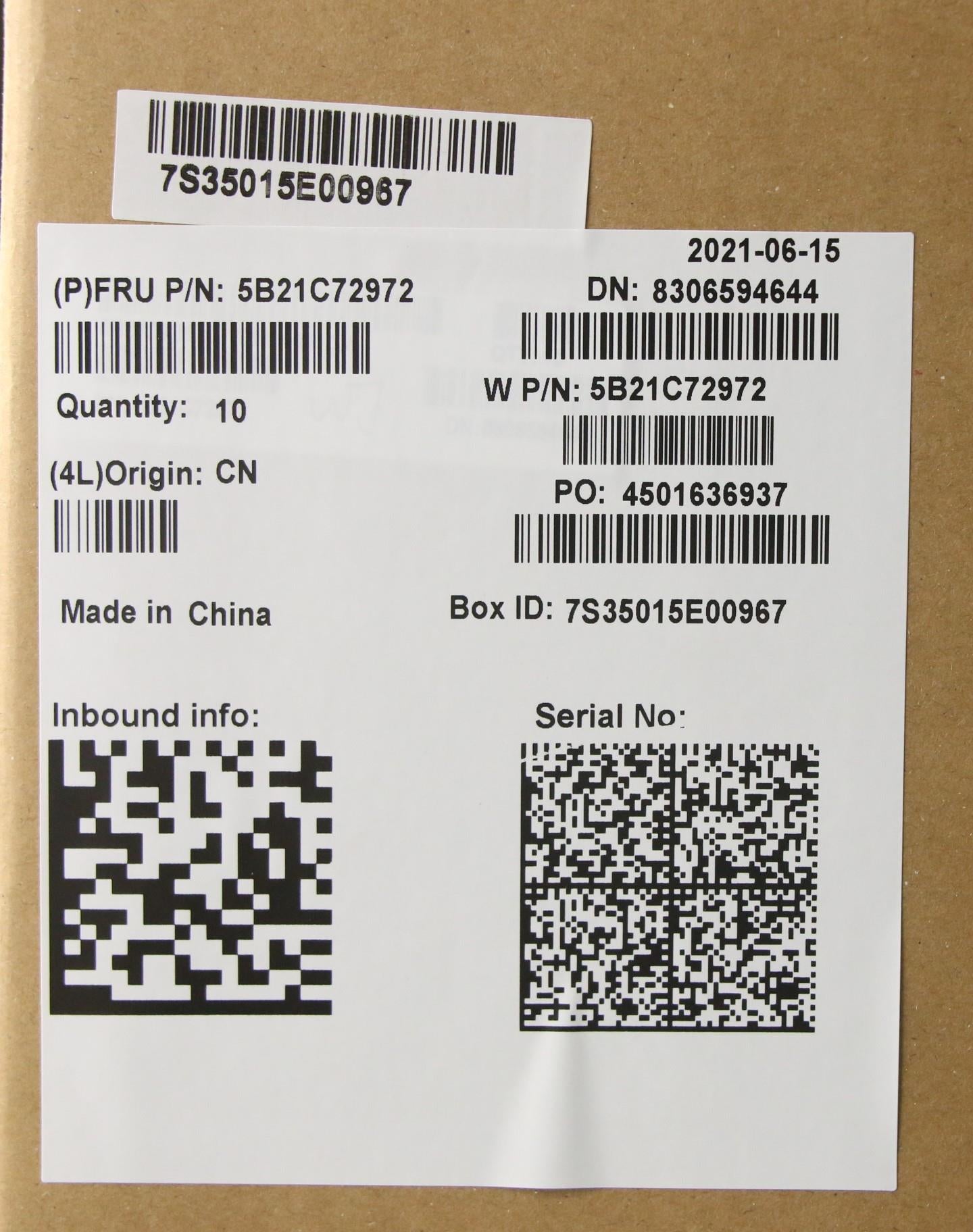 Lenovo Bdplanar I7-1165G716G,No,Na,Dt - 5B21C72972