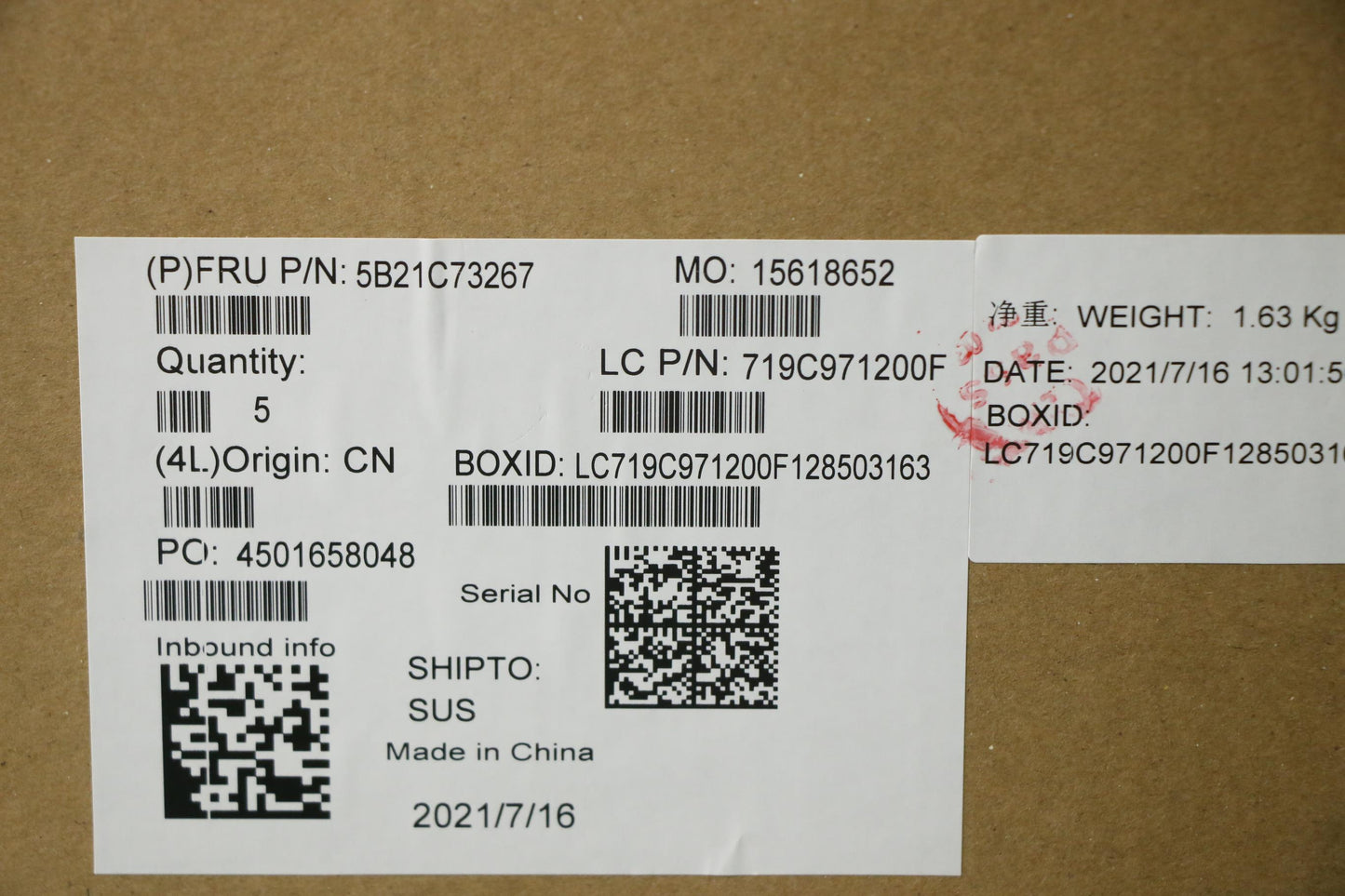Lenovo Bdplanar Mblwinr55600Hrtx30608 - 5B21C73267