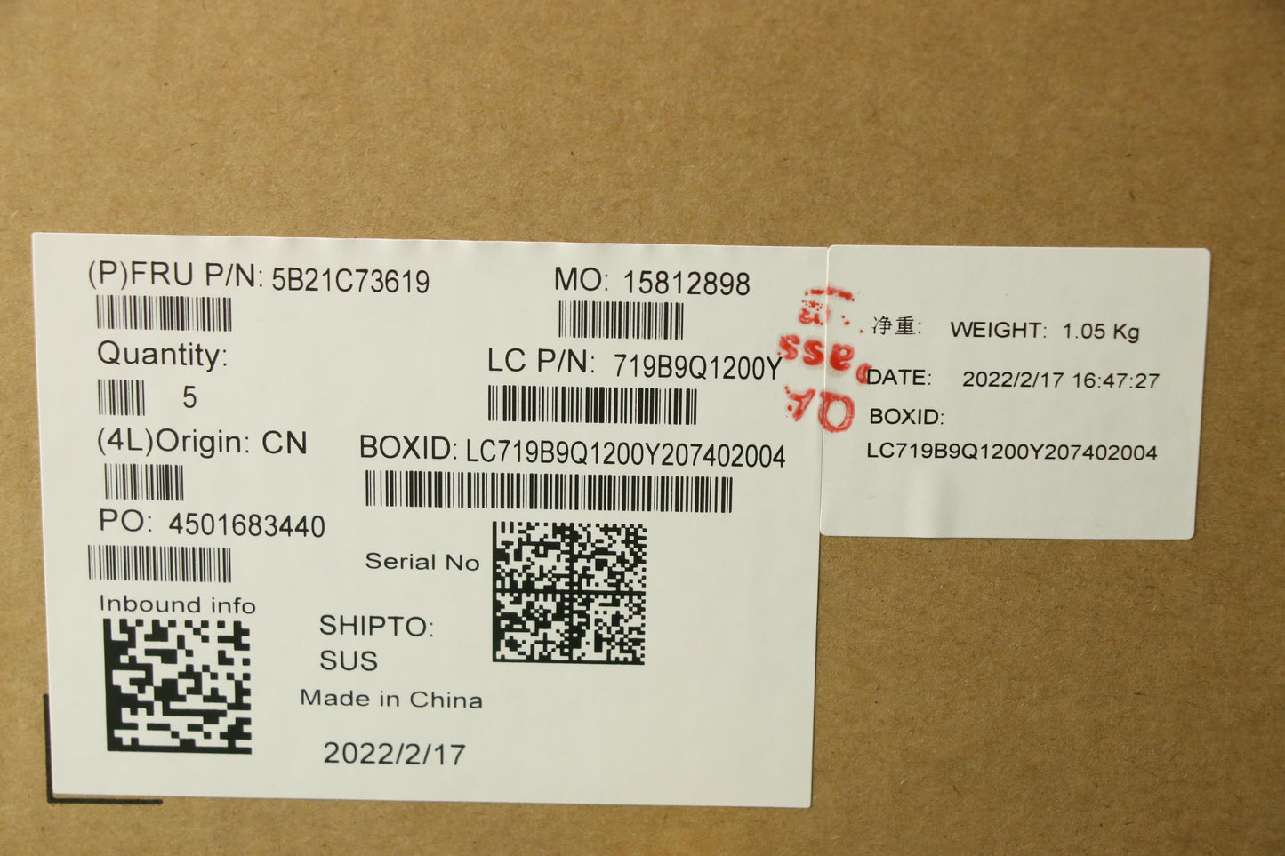Lenovo Bdplanar Mb L82Fg Win I71195G7 - 5B21C73619