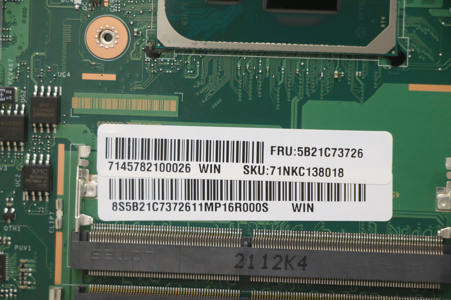 Lenovo Bdplanar Mbc82K1 Wini511300H_R - 5B21C73726