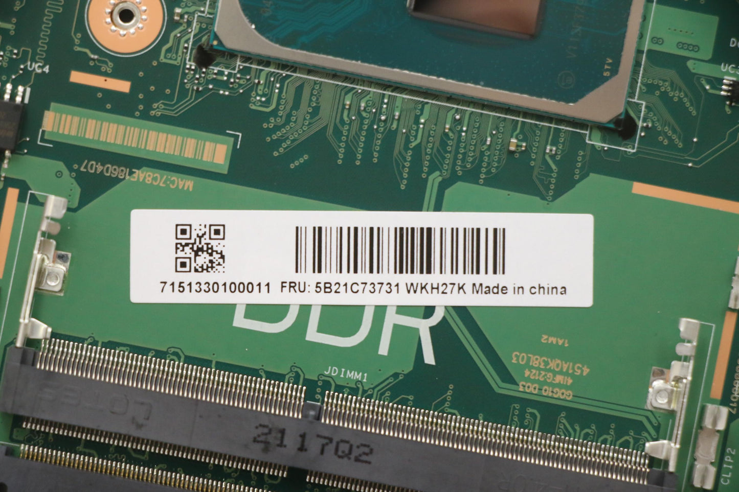 Lenovo Bdplanar Mbc82K1 Noki711370H_R - 5B21C73731