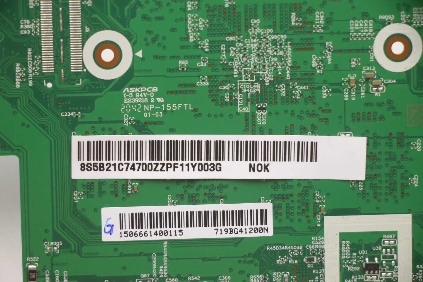 Lenovo Motherboard with Intel N4000 Processor, 4GB RAM, 32GB Storage, Soldered - 5B21C74700