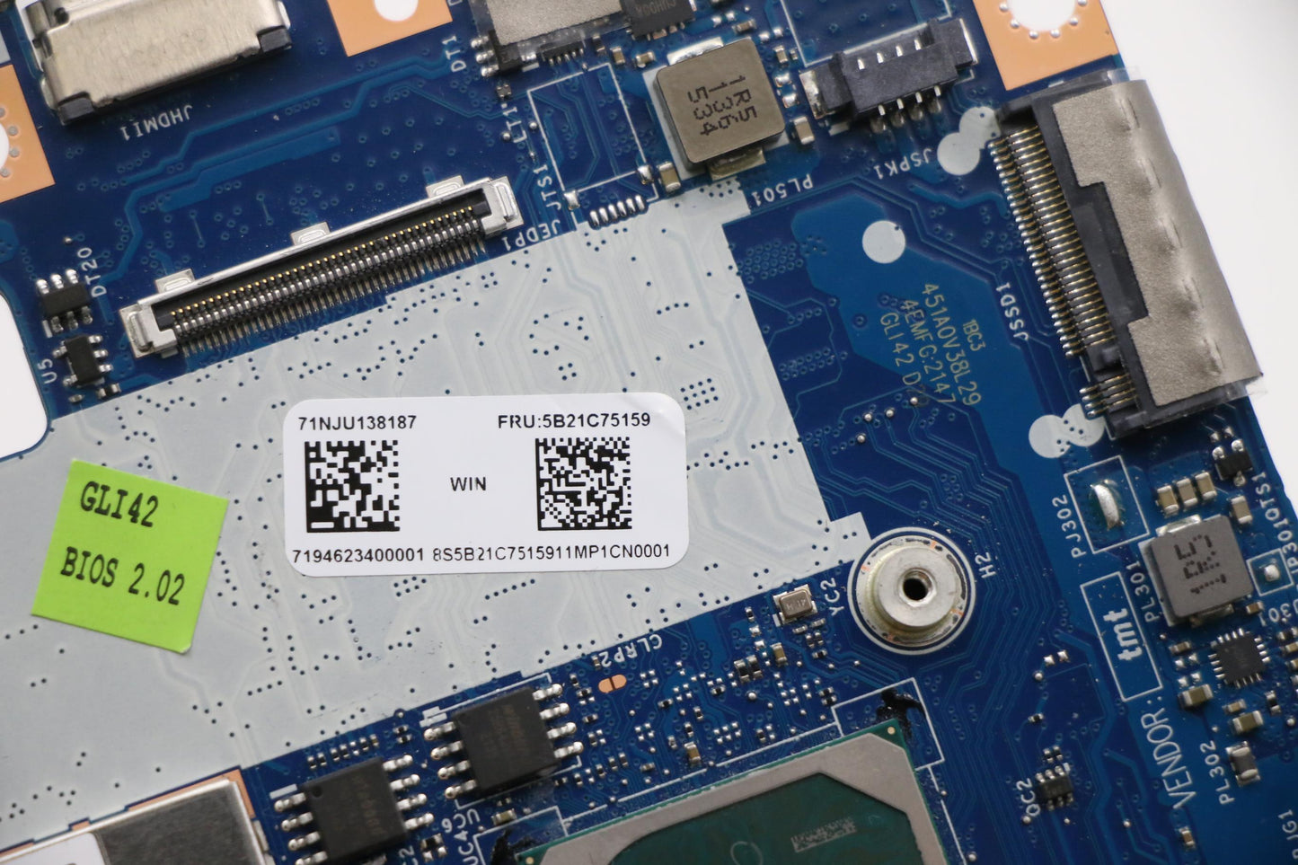 Lenovo Bdplanar Mbc82L3Win I71195Mx45 - 5B21C75159