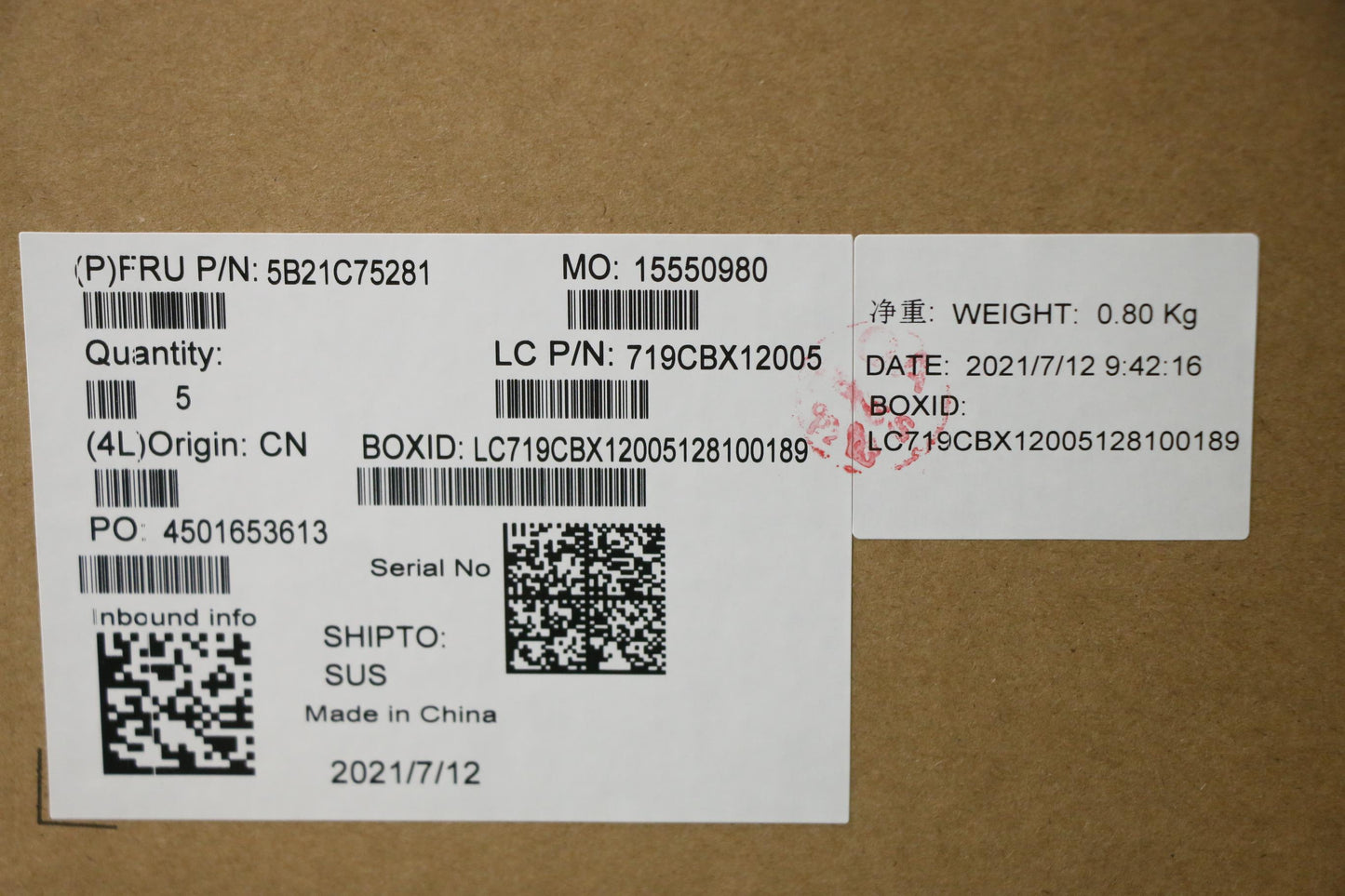 Lenovo Bdplanar Mb L82M7 Nok I51135G7 - 5B21C75281