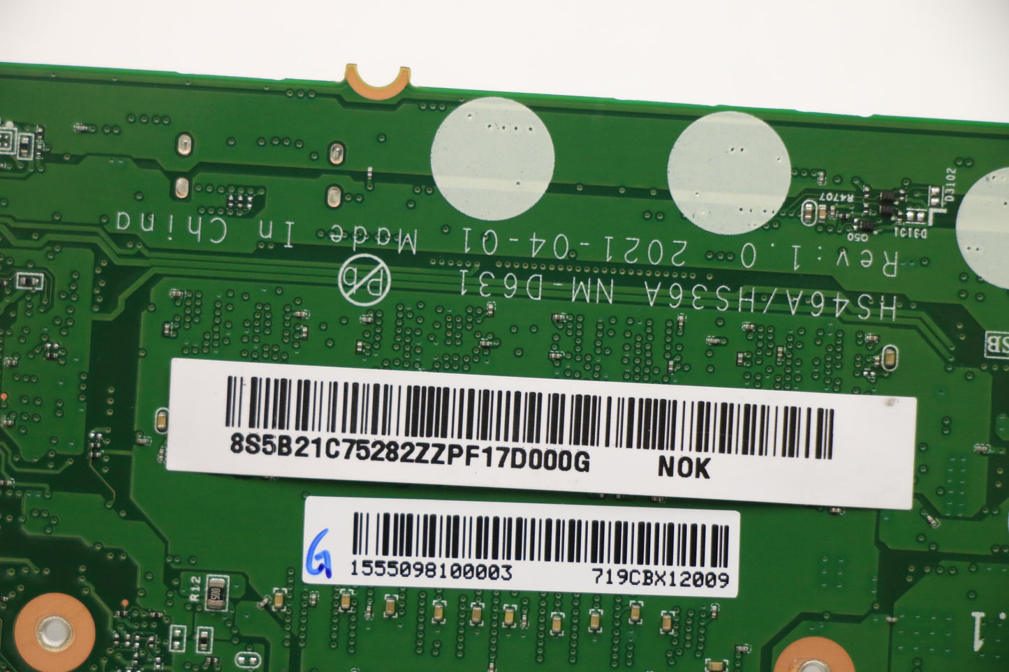 Lenovo Bdplanar Mb L82M7 Nok 7505_Uma - 5B21C75282