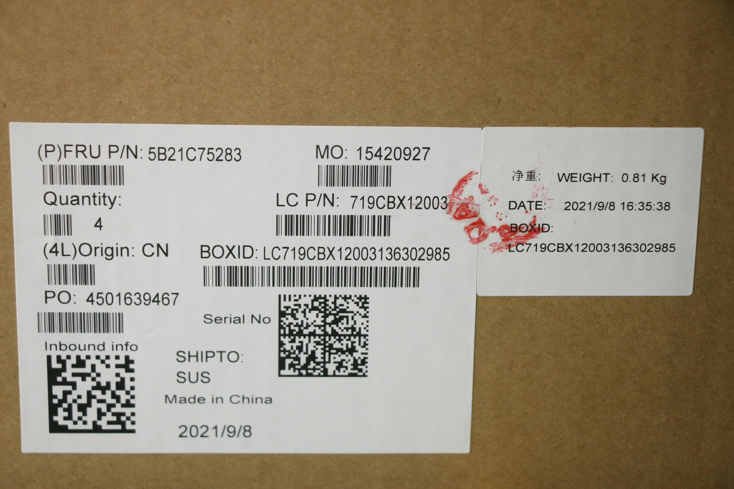 Lenovo Bdplanar Mb L82M7 Nok I31115G4 - 5B21C75283