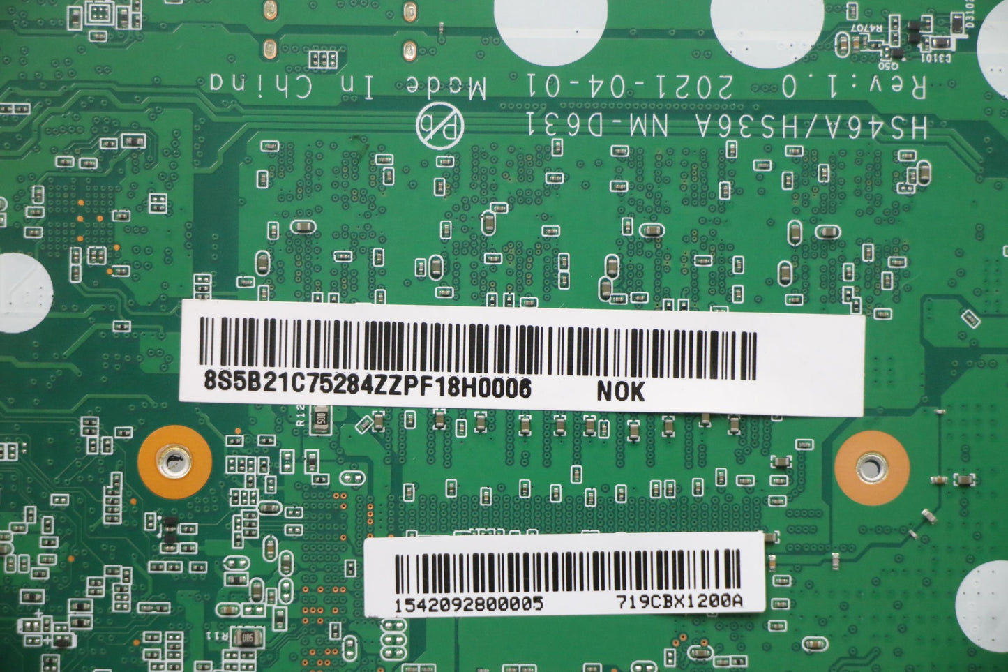 Lenovo Bdplanar Mb L82M7 Nok 7505_Uma - 5B21C75284