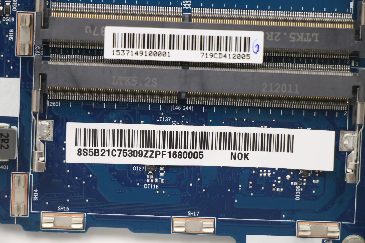 Lenovo Bdplanar L82Jhnok I711800Hrtx3 - 5B21C75309