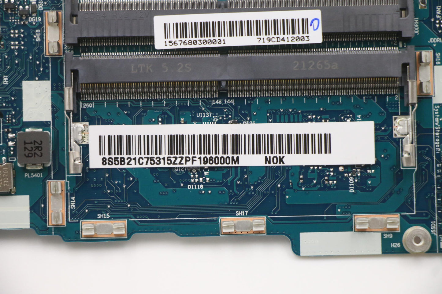 Lenovo Bdplanar L82Jhnok I711800Hrtx3 - 5B21C75315