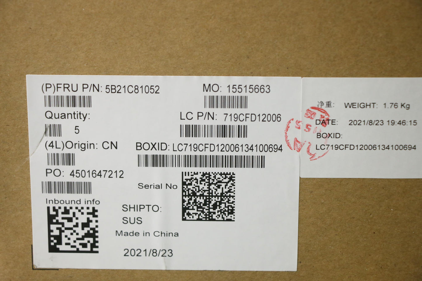 Lenovo Bdplanar Mbl82Jfwini511400Hrtx - 5B21C81052