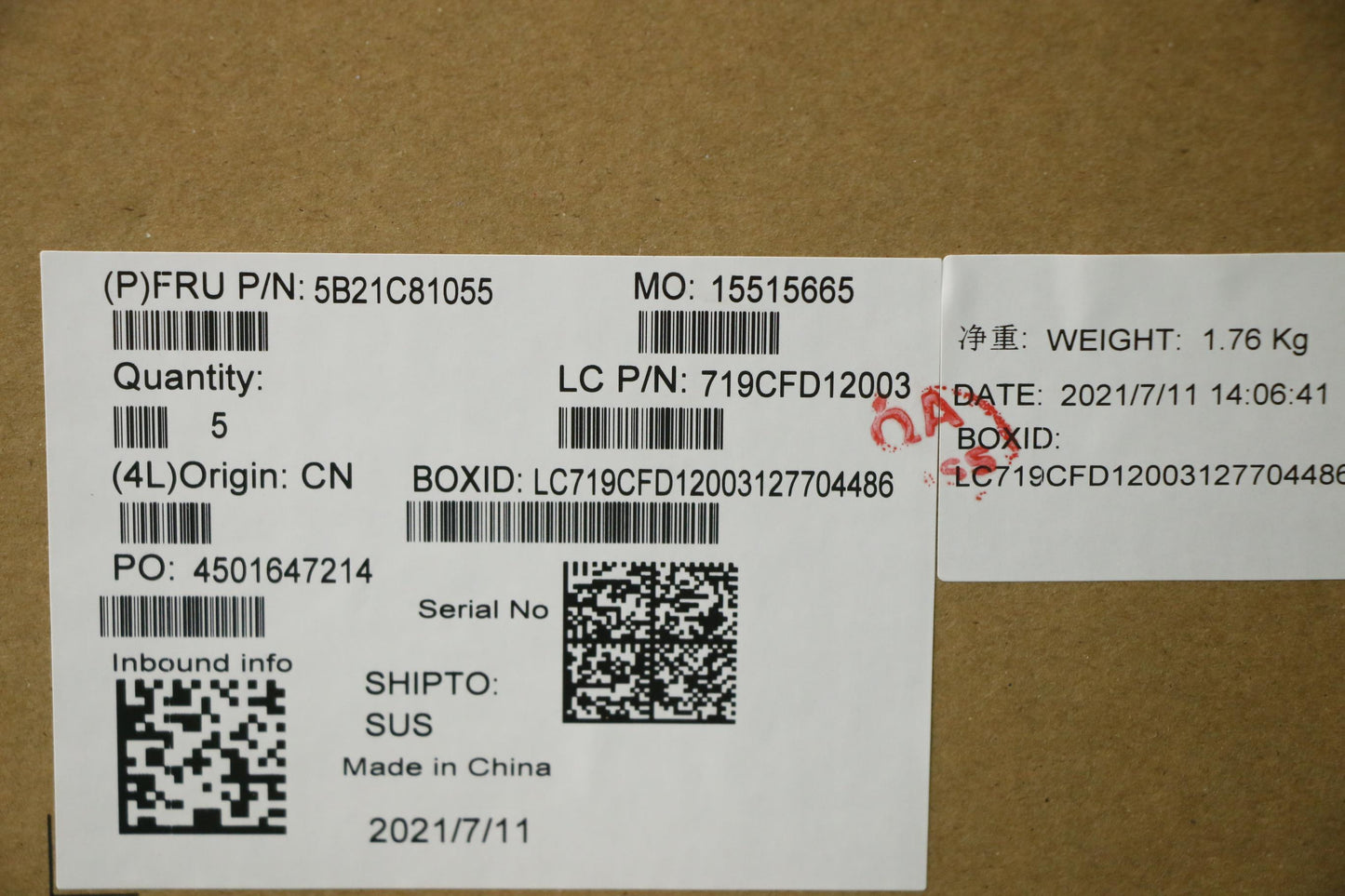 Lenovo Bdplanar Mbl82Jfnoki711800Hrtx - 5B21C81055