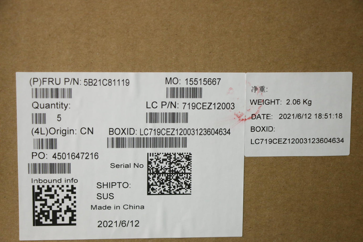 Lenovo Bdplanar L82Nw Nokr55600H_Rx66 - 5B21C81119