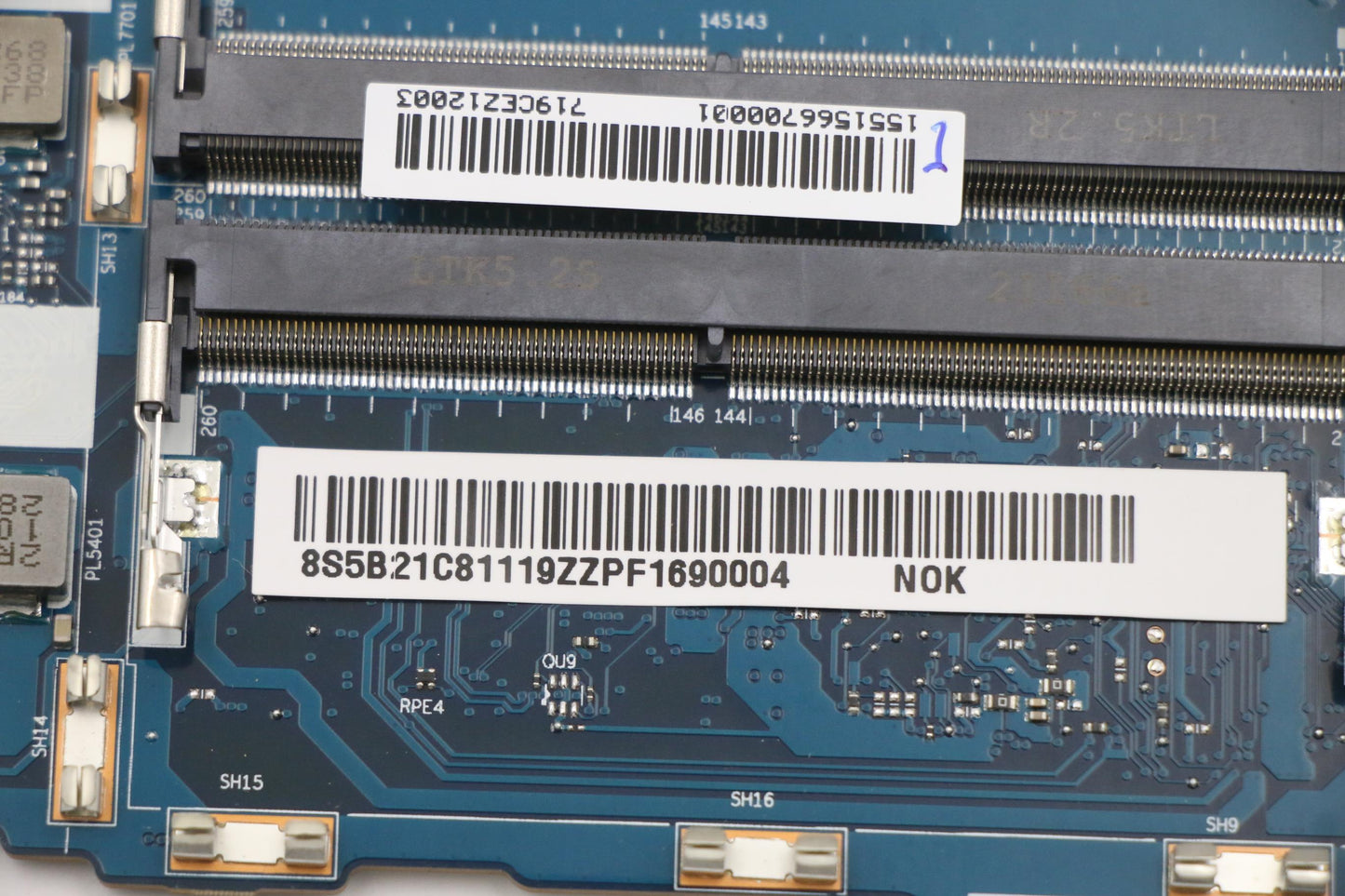 Lenovo Bdplanar L82Nw Nokr55600H_Rx66 - 5B21C81119