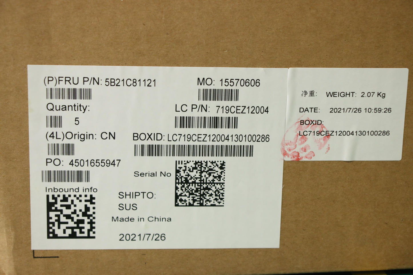 Lenovo Bdplanar L82Nw Nokr75800H_Rx66 - 5B21C81121